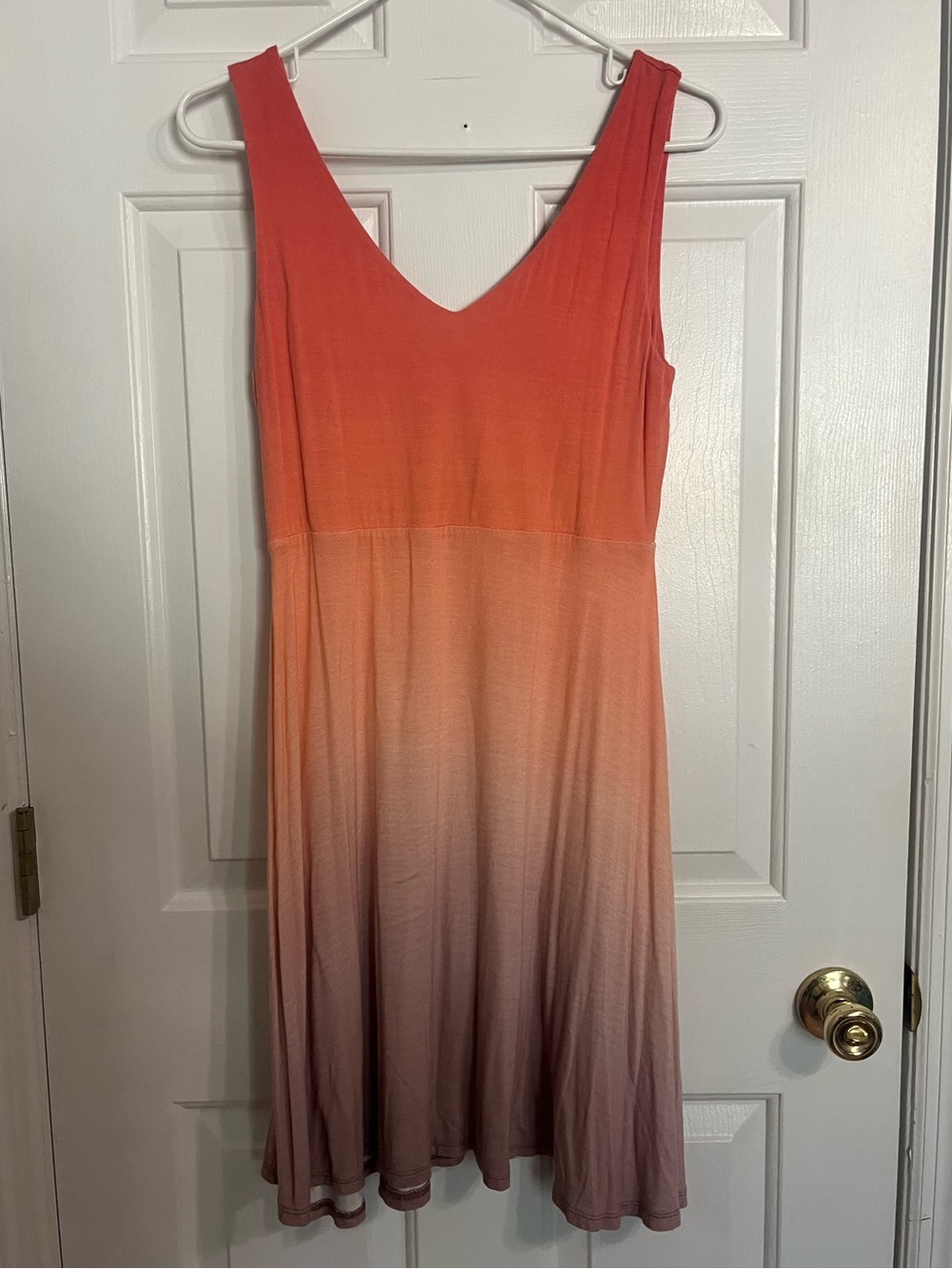 NWOT Venus Tank Ombré Orange/Mauve Dress - Small